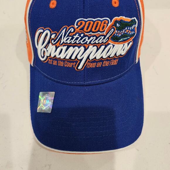 Vintage Florida Gators National Champions 2006 Strapback Hat Cap Orange NCAA - Picture 3 of 12
